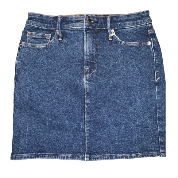 NWT! GOOD AMERICAN The Denim Classic Mini Skirt - Picture 15 of 16